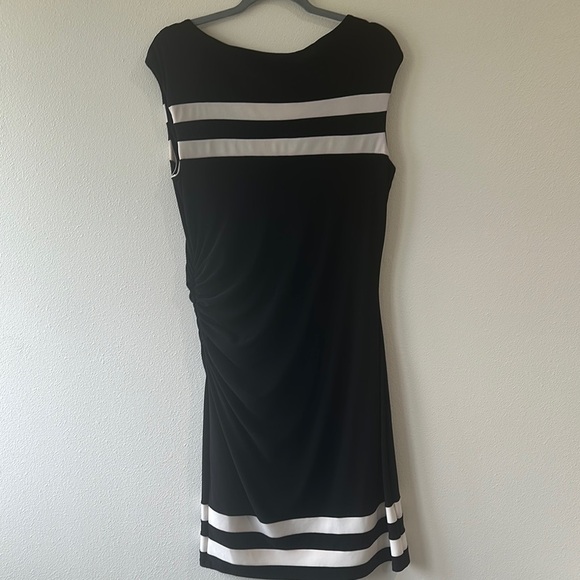 Lauren Ralph Lauren Black and White Sheath‎ Mini Dress - Picture 5 of 7